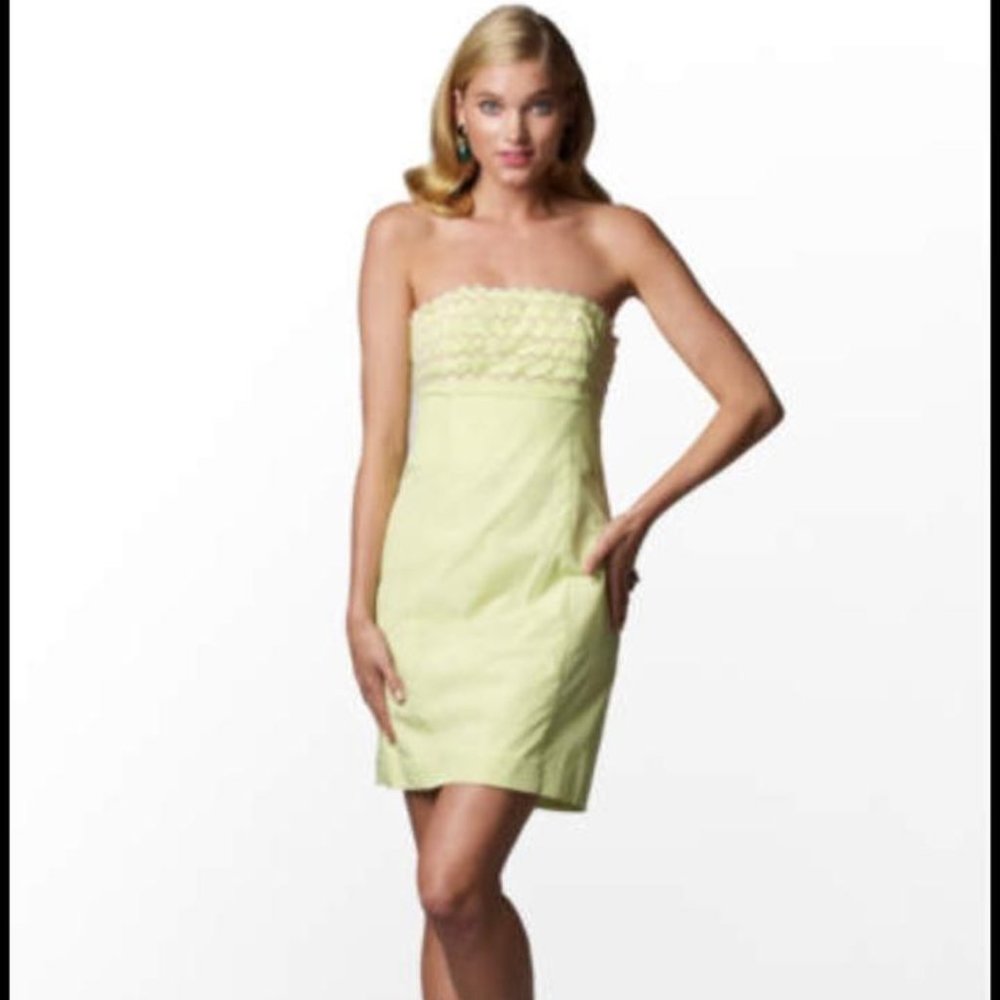 Lilly Pulitzer Franco Dress in Green Gingham